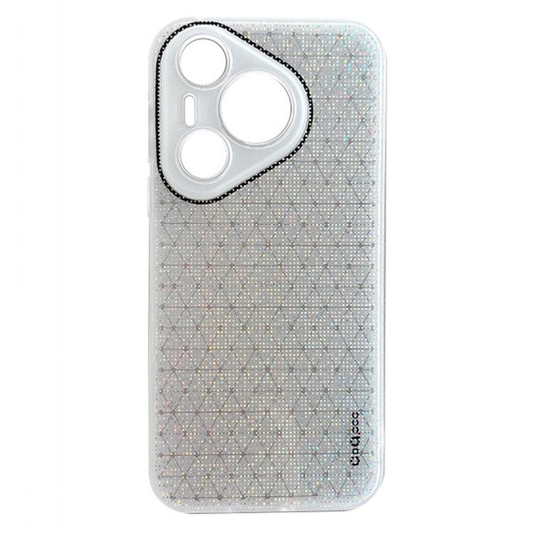 Q.COO For Huawei Pura 70 Case Sparkling Soft TPU Phone Protective Cover - Grey