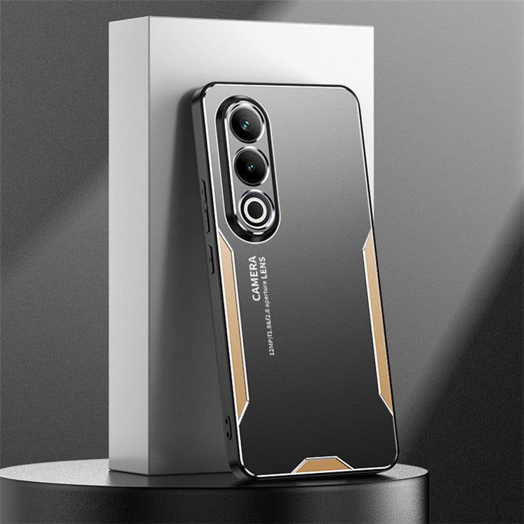 For OnePlus Ace 3V 5G Case Aluminum Alloy+TPU+PC Shockproof Hybrid Phone Shell - Silver