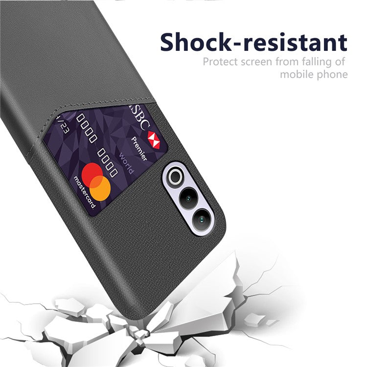 For OnePlus Ace 3V 5G Case with Card Slot PC Shock Absorbing Phone Cover - Grey