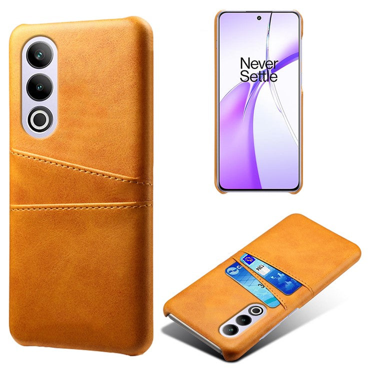 For OnePlus Ace 3V 5G Case PU Leather+PC Card Slots Back Cover - Orange