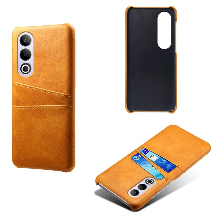 For OnePlus Ace 3V 5G Case PU Leather+PC Card Slots Back Cover - Orange