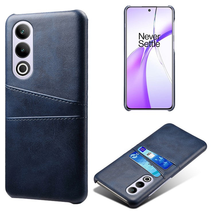 For OnePlus Ace 3V 5G Case PU Leather+PC Card Slots Back Cover - Blue