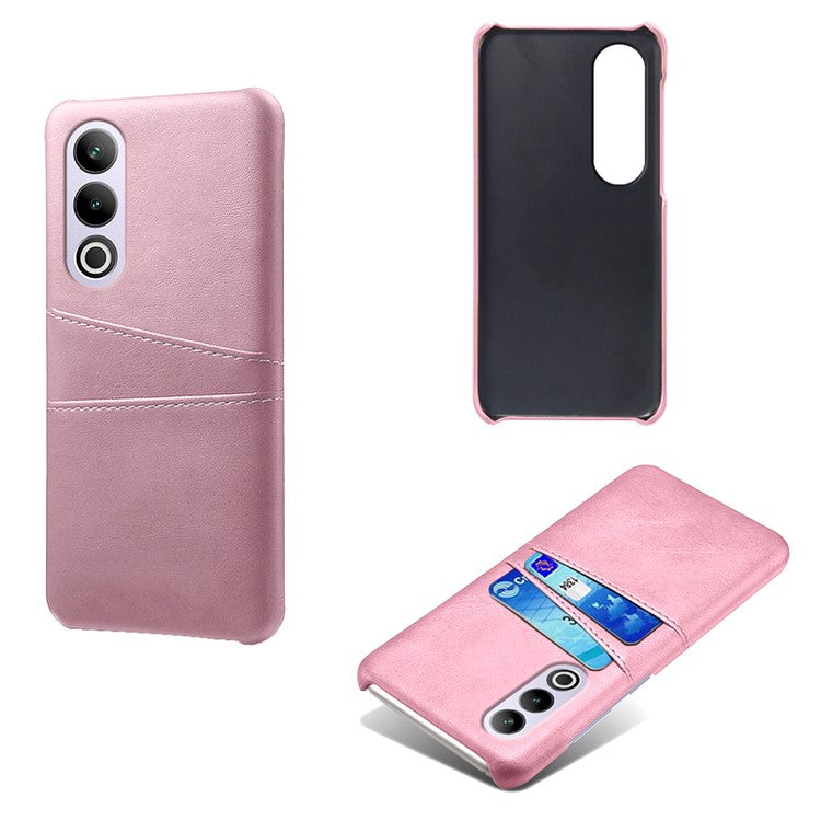 For OnePlus Ace 3V 5G Case PU Leather+PC Card Slots Back Cover - Rose Gold