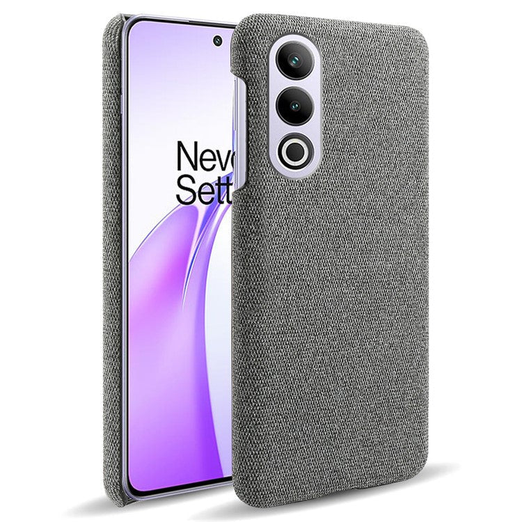 For OnePlus Ace 3V 5G Case Anti-Scratch Cloth+PC Phone Cover - Grey