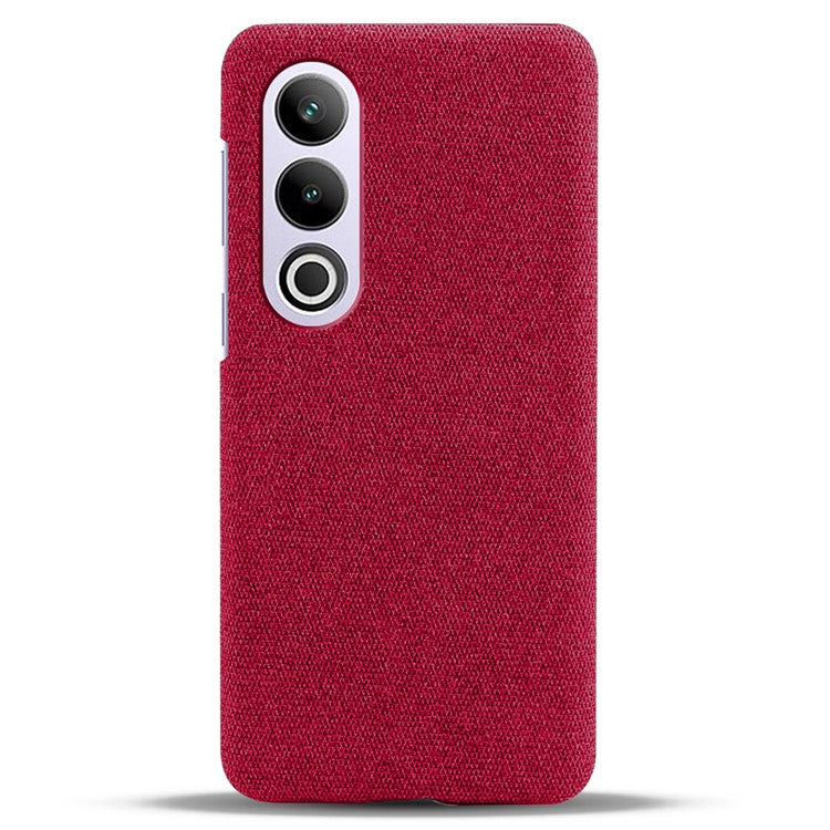 For OnePlus Ace 3V 5G Case Anti-Scratch Cloth+PC Phone Cover - Red