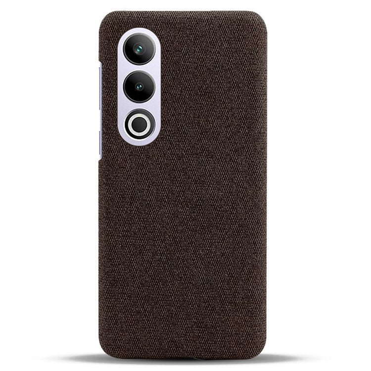 For OnePlus Ace 3V 5G Case Anti-Scratch Cloth+PC Phone Cover - Brown