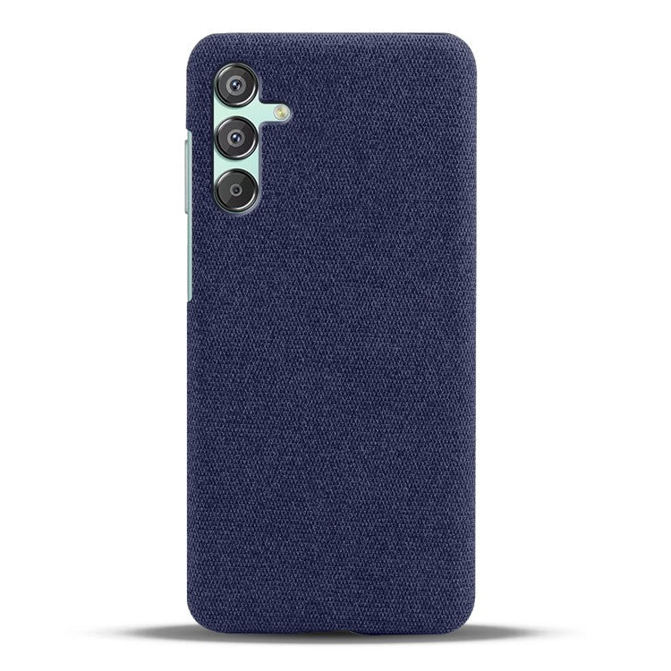 For Samsung Galaxy F15 5G / M15 5G Case Cloth+PC Anti-scratch Phone Cover - Blue