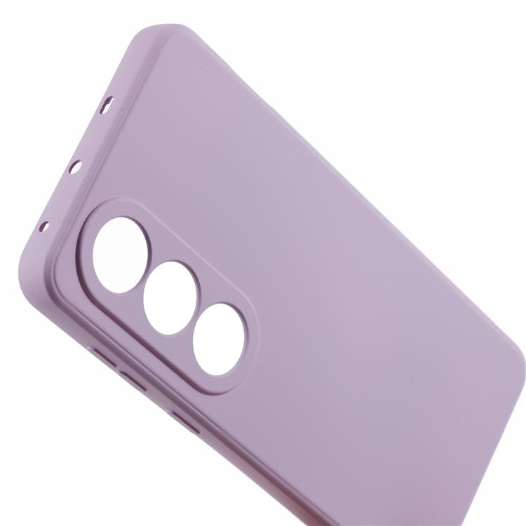 For OnePlus Ace 3V 5G Shockproof Case Soft Fiber Lining TPU Phone Shell - Purple