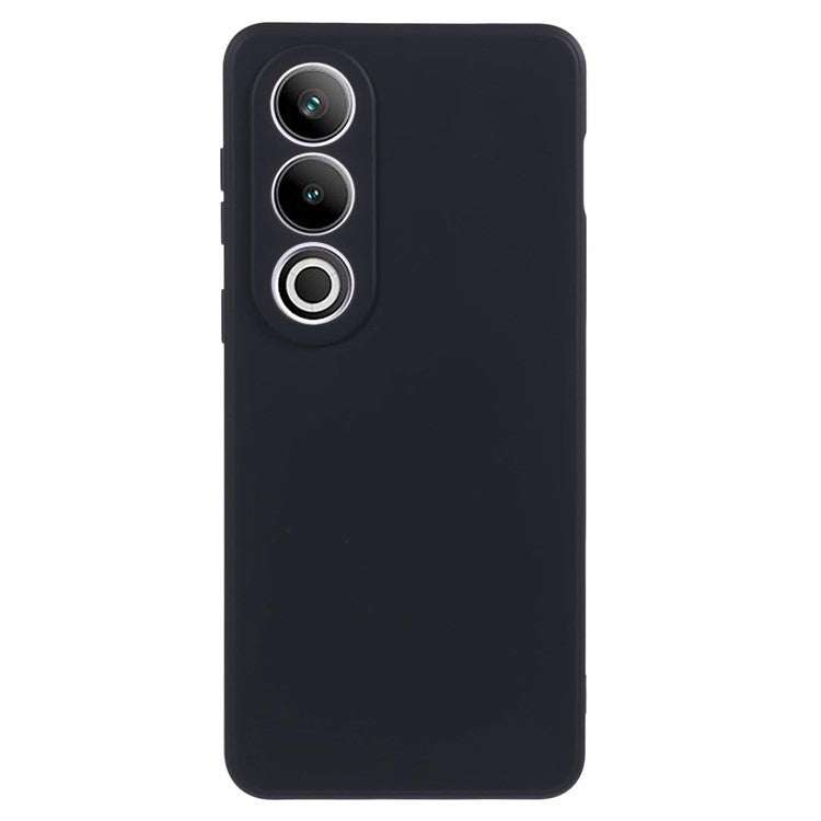 For OnePlus Ace 3V 5G Shockproof Case Soft Fiber Lining TPU Phone Shell - Black