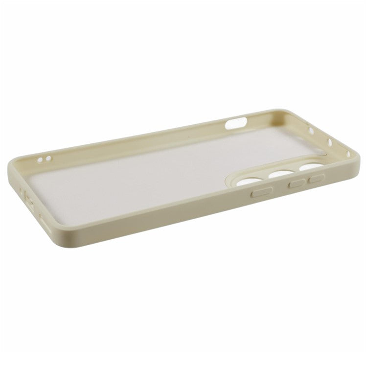 For OnePlus Ace 3V 5G Shockproof Case Soft Fiber Lining TPU Phone Shell - White