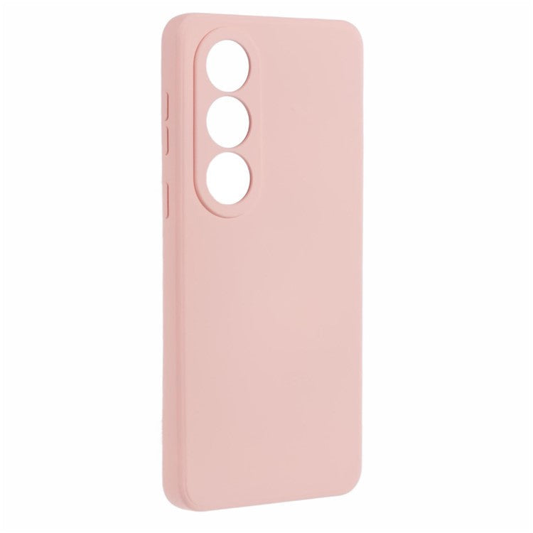 For OnePlus Ace 3V 5G Shockproof Case Soft Fiber Lining TPU Phone Shell - Pink