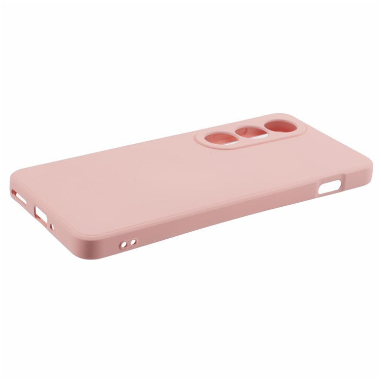 For OnePlus Ace 3V 5G Shockproof Case Soft Fiber Lining TPU Phone Shell - Pink