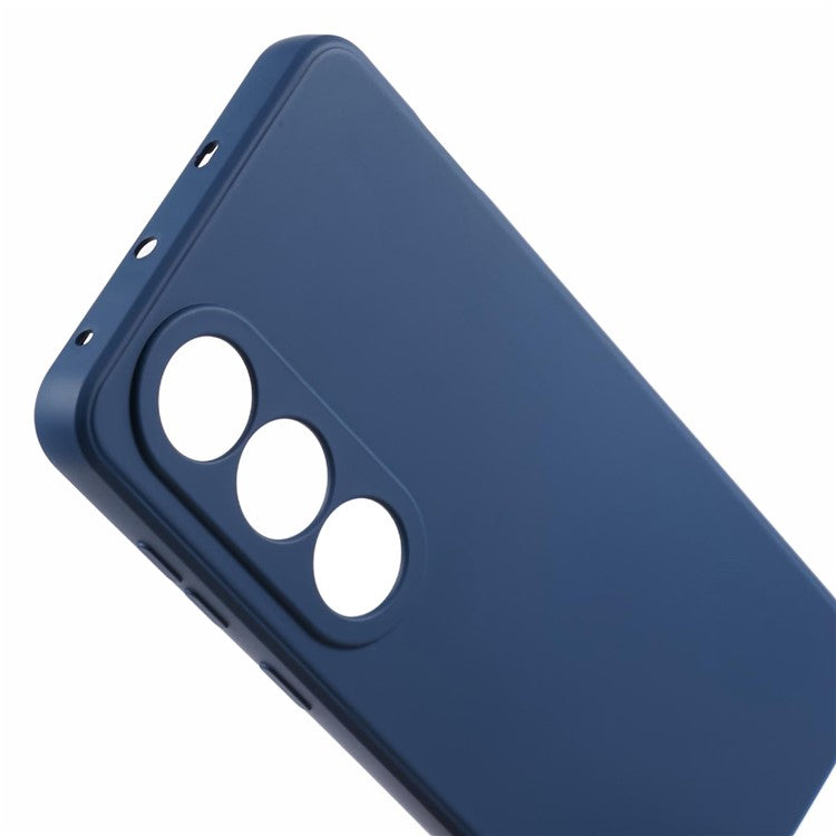 For OnePlus Ace 3V 5G Shockproof Case Soft Fiber Lining TPU Phone Shell - Sapphire