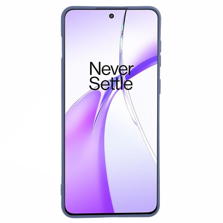 For OnePlus Ace 3V 5G Shockproof Case Soft Fiber Lining TPU Phone Shell - Lavender Grey