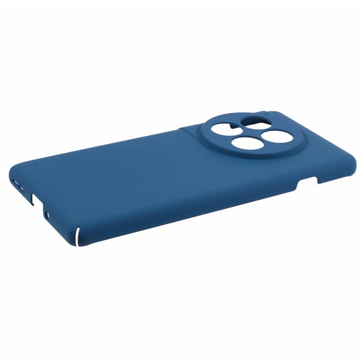 For OnePlus 12 5G Case Skin-touch Rubberized PC Drop Resistant Cell Phone Cover - Blue