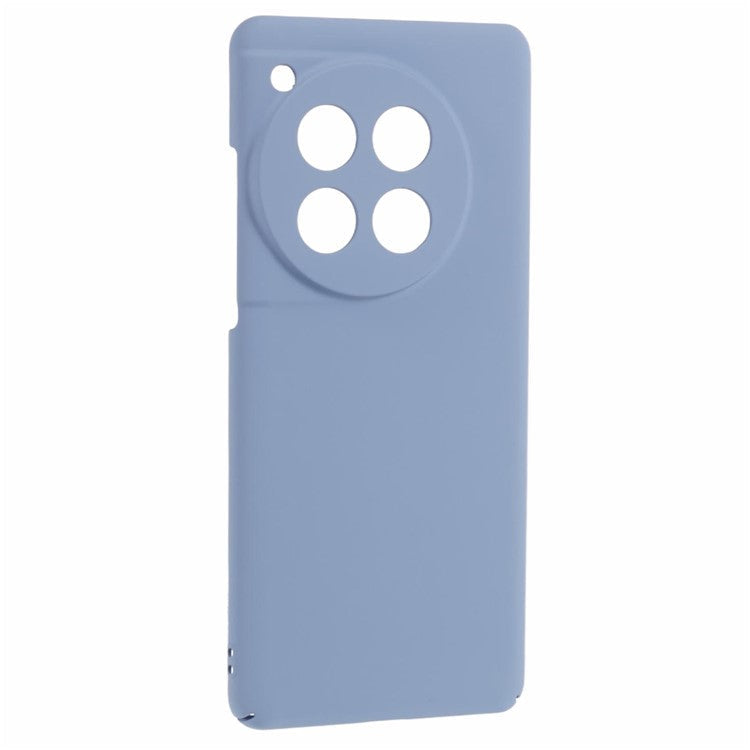 For OnePlus 12 5G Case Skin-touch Rubberized PC Drop Resistant Cell Phone Cover - Lavender Grey