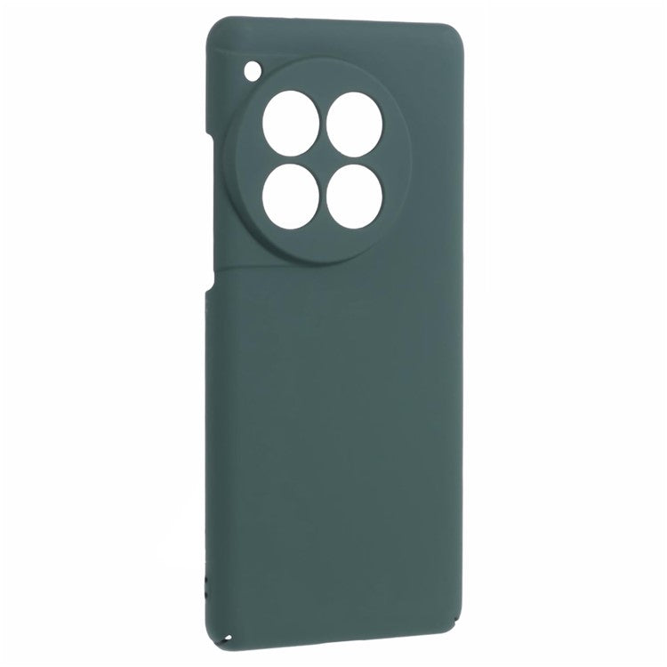 For OnePlus 12 5G Case Skin-touch Rubberized PC Drop Resistant Cell Phone Cover - Green