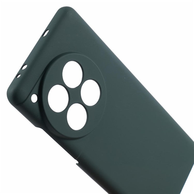 For OnePlus 12 5G Case Skin-touch Rubberized PC Drop Resistant Cell Phone Cover - Green