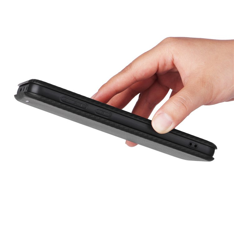 For OnePlus Nord CE4 5G Flip Case Magnetic PU Leather Phone Cover Card Slot - Black