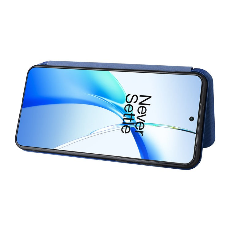 For OnePlus Nord CE4 5G Flip Case Magnetic PU Leather Phone Cover Card Slot - Blue