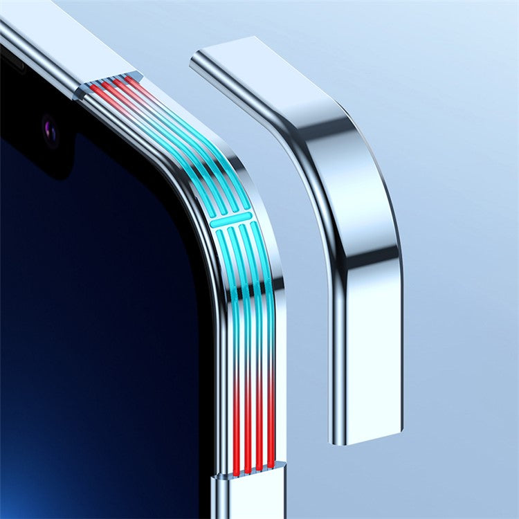 For Huawei Pura 70 Case Electroplating Clear TPU Cell Phone Cover Built-In Glass Lens Film - Silver