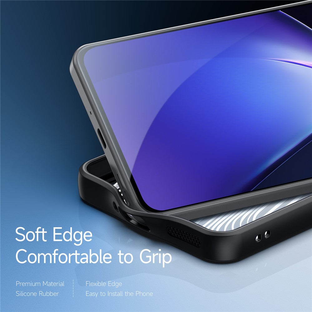 DUX DUCIS Aimo Series For OnePlus Nord CE4 5G / Oppo K12 Matte Case TPU+PC Phone Cover (REACH Certification) - Black