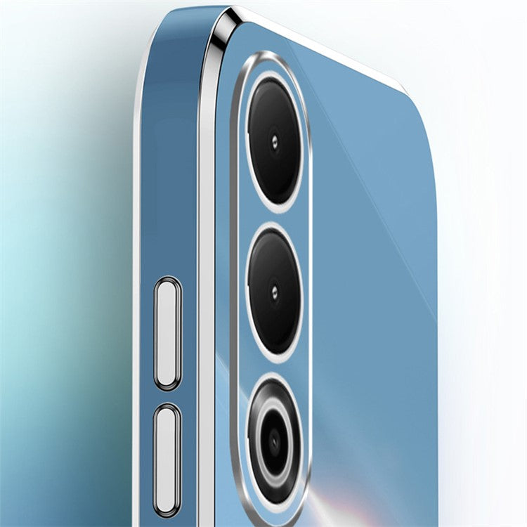 XINLI For OnePlus Nord CE4 5G TPU Case Ring Kickstand Electroplating Phone Cover - White