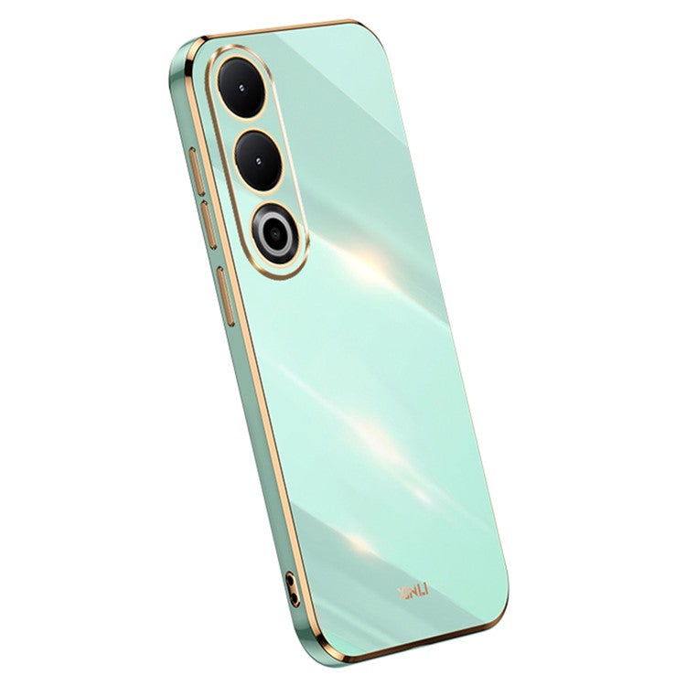 XINLI For OnePlus Nord CE4 5G Case Flexible TPU Electroplated Back Phone Cover - Cyan