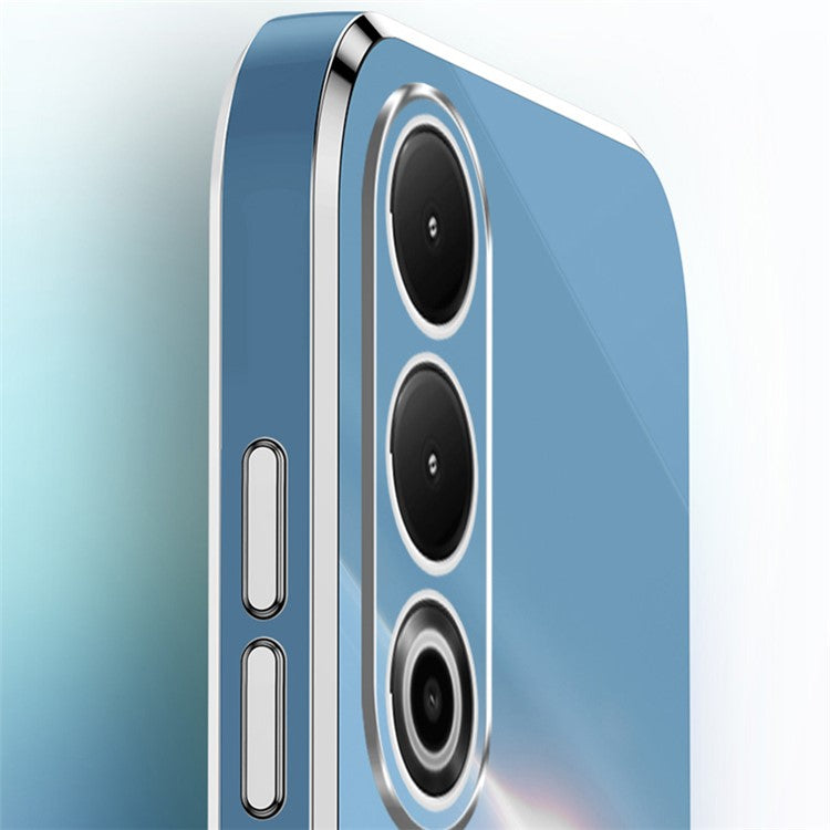 XINLI For OnePlus Nord CE4 5G Case Flexible TPU Electroplated Back Phone Cover - Cyan