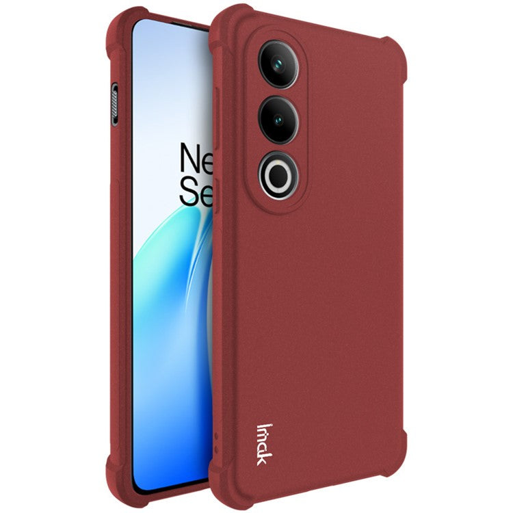 IMAK For OnePlus Ace 3V 5G Case Drop-proof Soft TPU Matte Phone Cover - Red