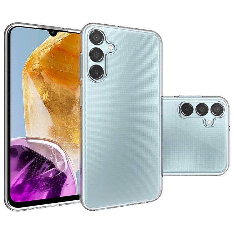 10Pcs / Set for Samsung Galaxy M15 5G / F15 5G Case Clear TPU Watermark Phone Protective Cover