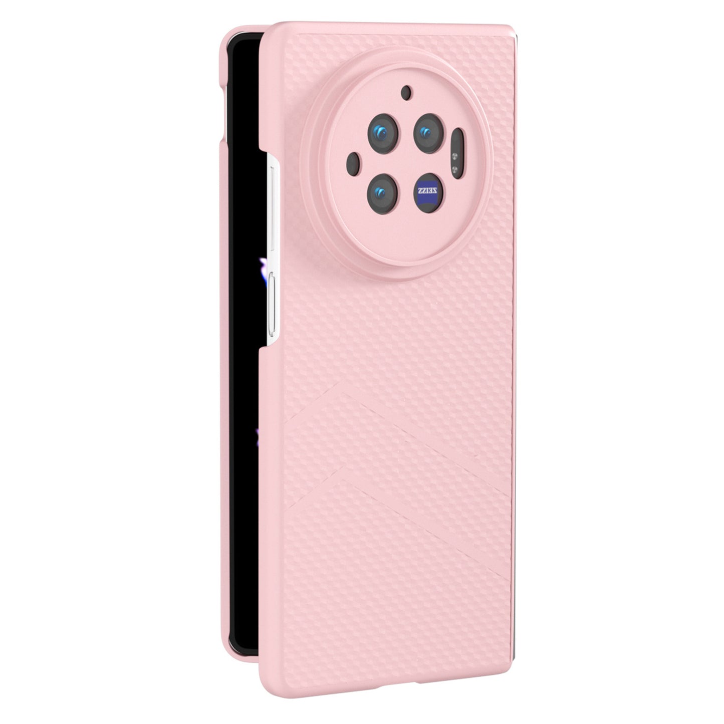 For vivo X Fold3 Matte Case Hard PC Protective Phone Cover - Pink
