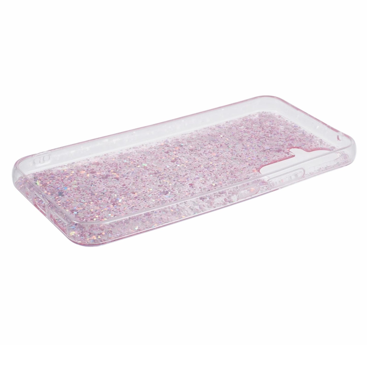 For Samsung Galaxy A25 5G (Global) (161.0 x 76.5 x 8.3mm) Case Soft TPU Glittery Mobile Phone Cover - Pink