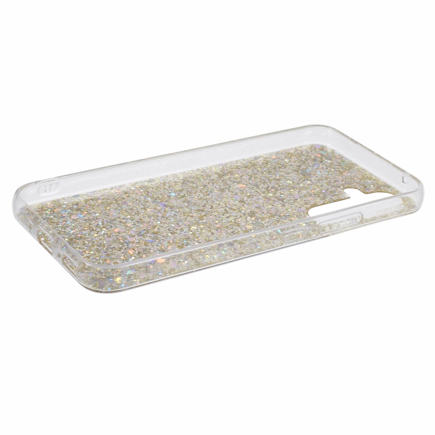 For Samsung Galaxy A25 5G (Global) (161.0 x 76.5 x 8.3mm) Case Soft TPU Glittery Mobile Phone Cover - Gold