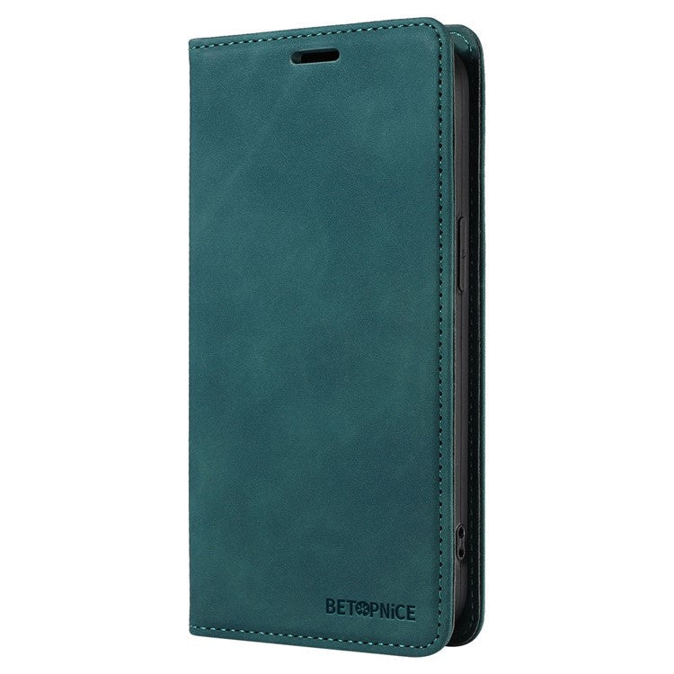 BETOPNICE 003 For Samsung Galaxy M55 5G / C55 5G / F55 5G Case Magnetic Closing Leather Cover RFID Blocking Wallet - Green