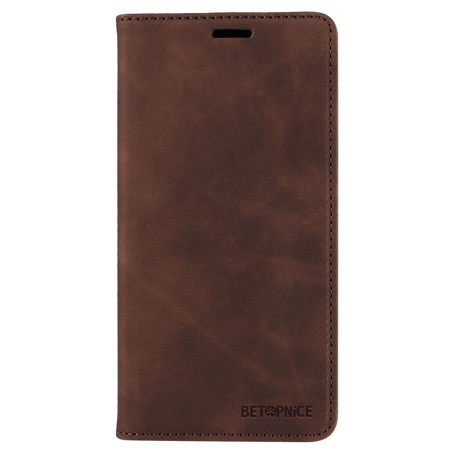 BETOPNICE 003 For Realme 12+ 5G / Narzo 70 Pro 5G Magnetic Case Card Slots RFID Blocking Phone Cover - Brown