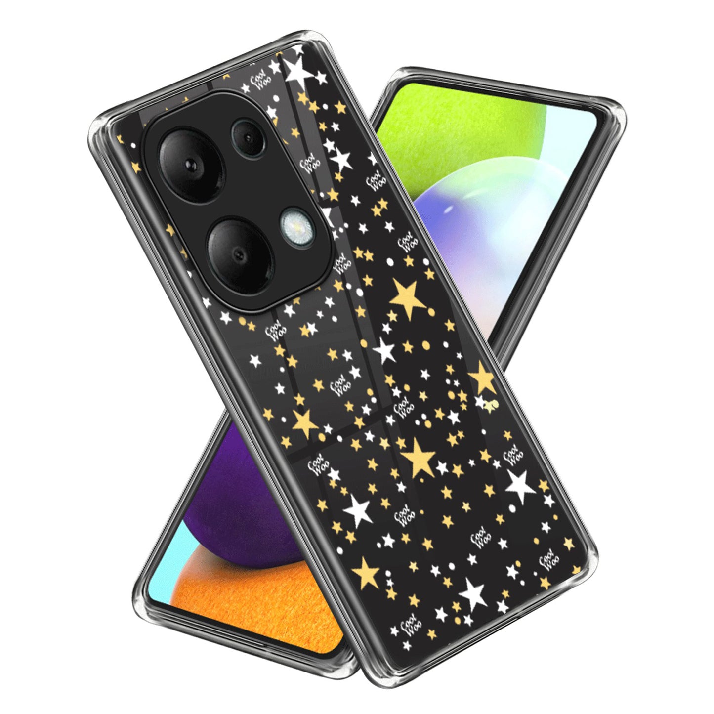 For Xiaomi Redmi Note 13 Pro 4G / Poco M6 Pro 4G Case Pattern Printed TPU Slim Phone Cover - Style A