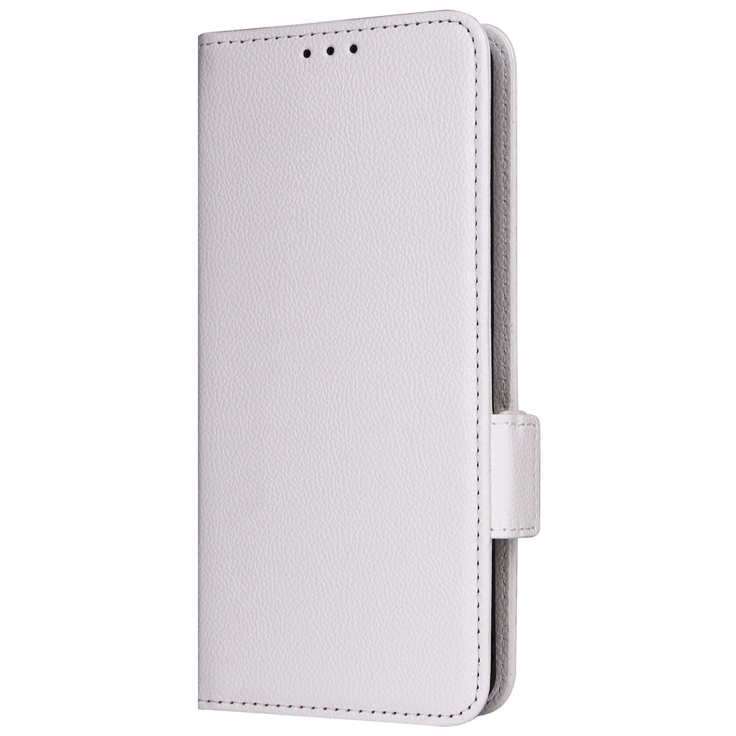 For Sony Xperia 1 VI Case with Hand Strap Litchi Texture Stand Phone Cover - White