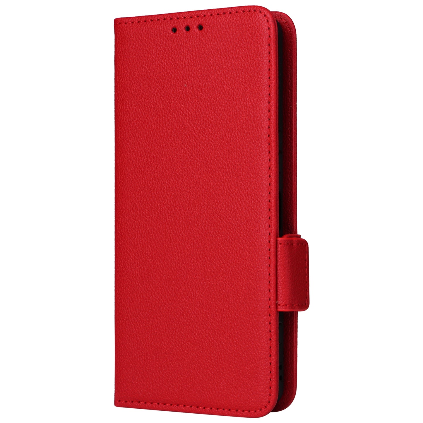 For Sony Xperia 1 VI Case with Hand Strap Litchi Texture Stand Phone Cover - Red