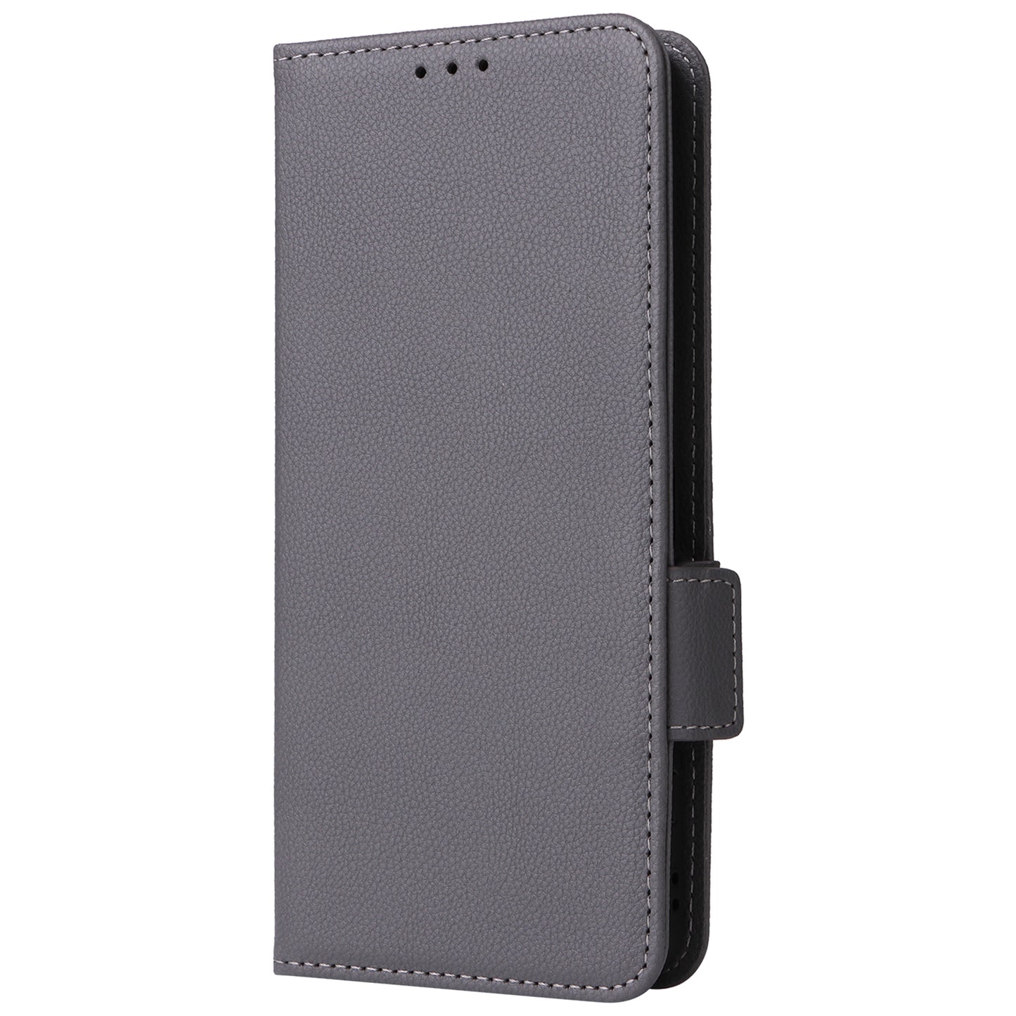 For Sony Xperia 1 VI Case with Hand Strap Litchi Texture Stand Phone Cover - Grey
