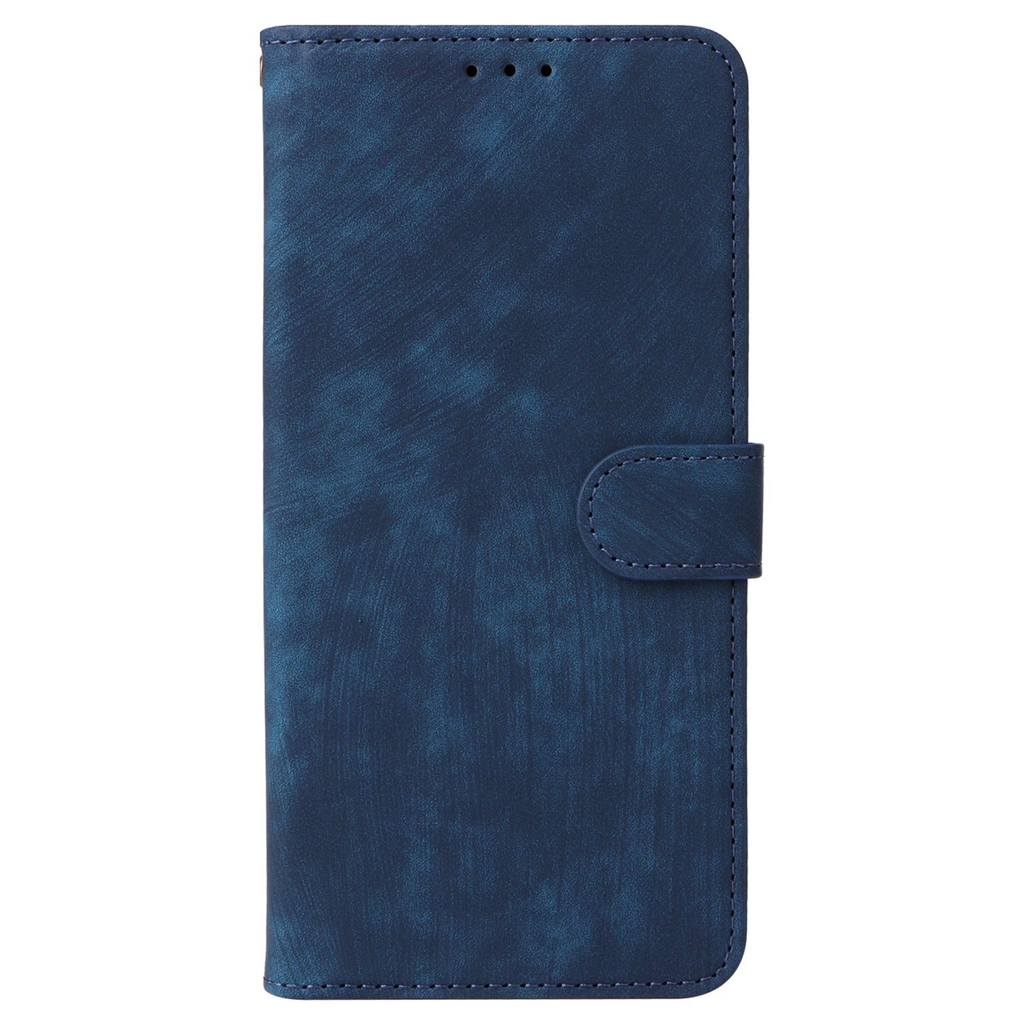 For Sony Xperia 1 VI Leather Case RFID Blocking Wallet Cover with Wrist Strap - Blue