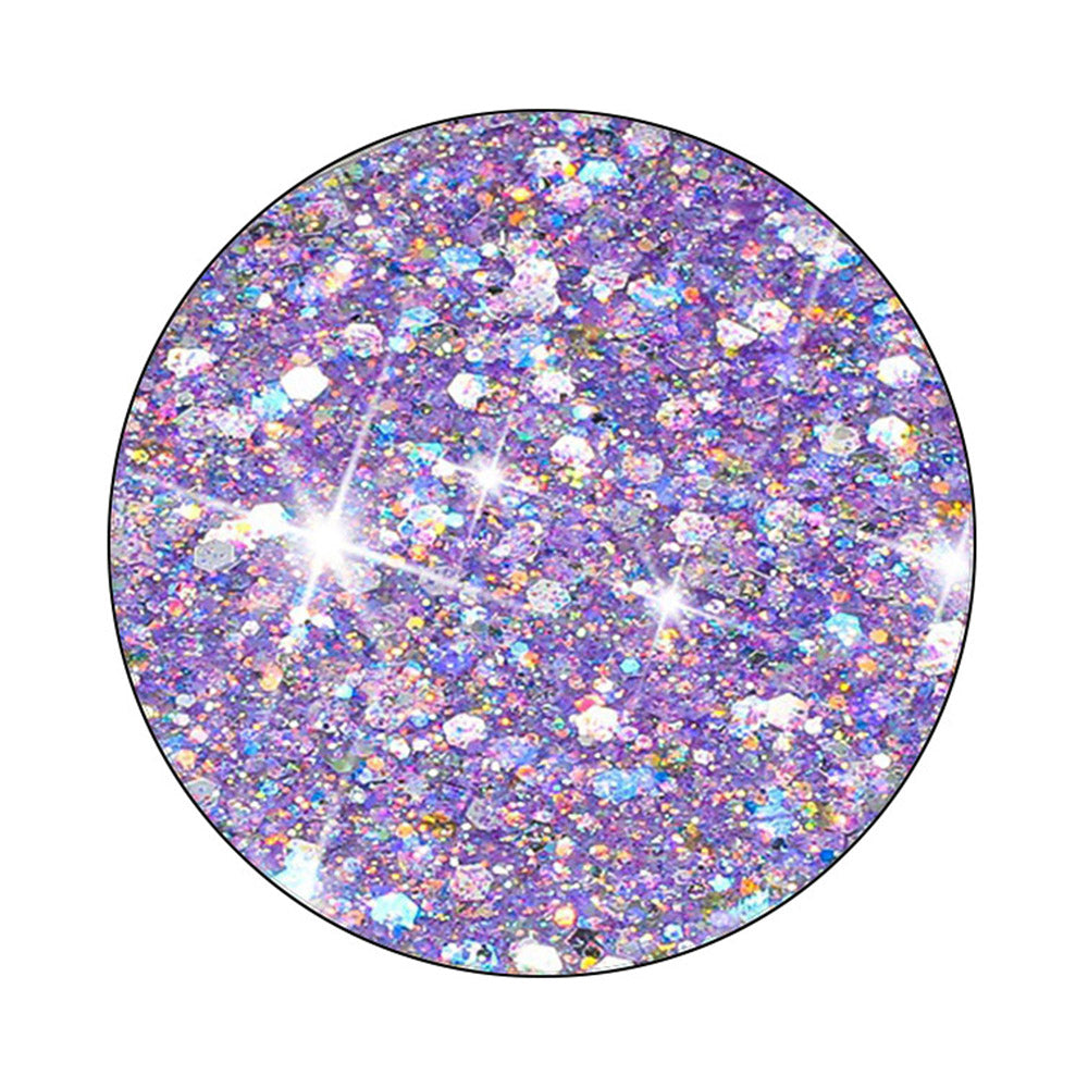 For Samsung Galaxy A04s 4G (164.7 x 76.7 x 9.1 mm) / A13 5G Epoxy TPU Case Glittery Phone Cover - Purple