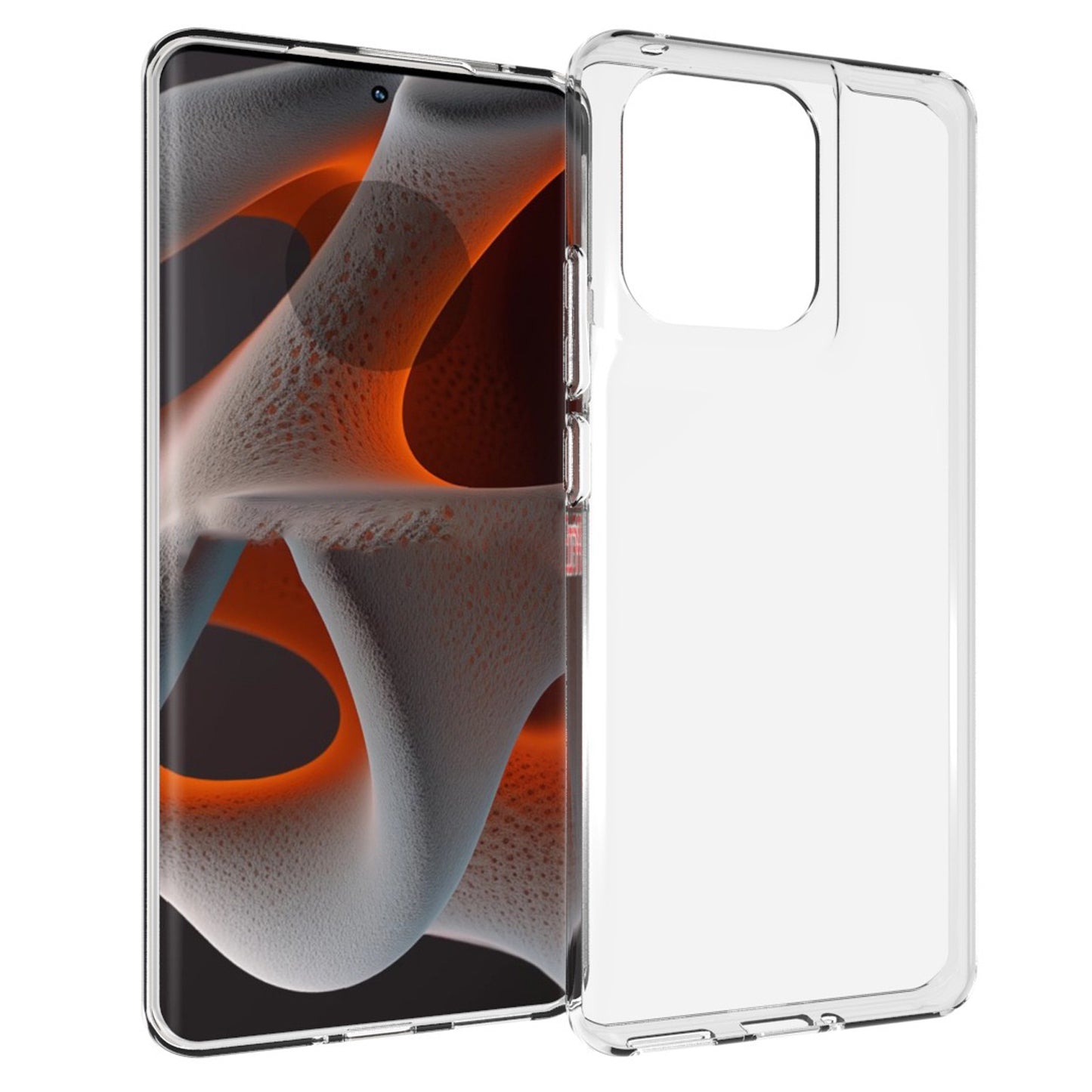 For Motorola Edge 50 Pro 5G TPU Case Ultra Slim Clear Phone Cover with Big Lens Hole
