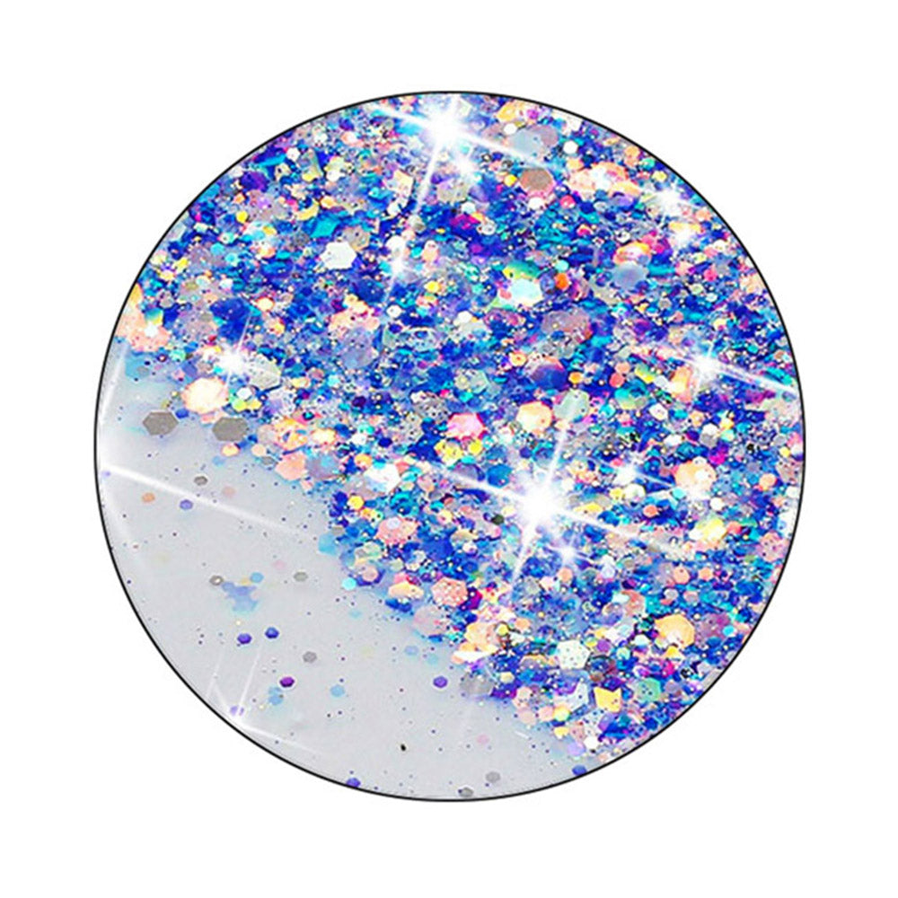 For Samsung Galaxy A55 5G TPU Phone Cases Epoxy Luminous Anti-Scratch Phone Cover - Purple