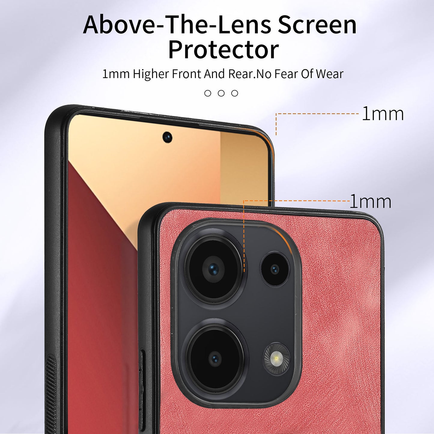 D2 for Xiaomi Redmi Note 13 Pro 4G / Poco M6 Pro 4G Case Card Slots Retro PU+TPU Cover with Kickstand - Pink