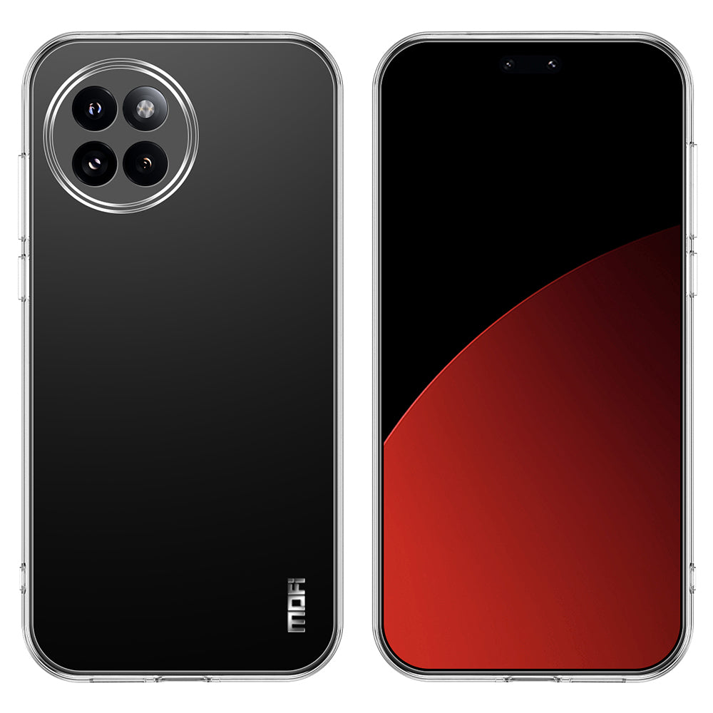 MOFI For Xiaomi Civi 4 Pro 5G Case Precise Cutout Clear TPU Protective Phone Cover