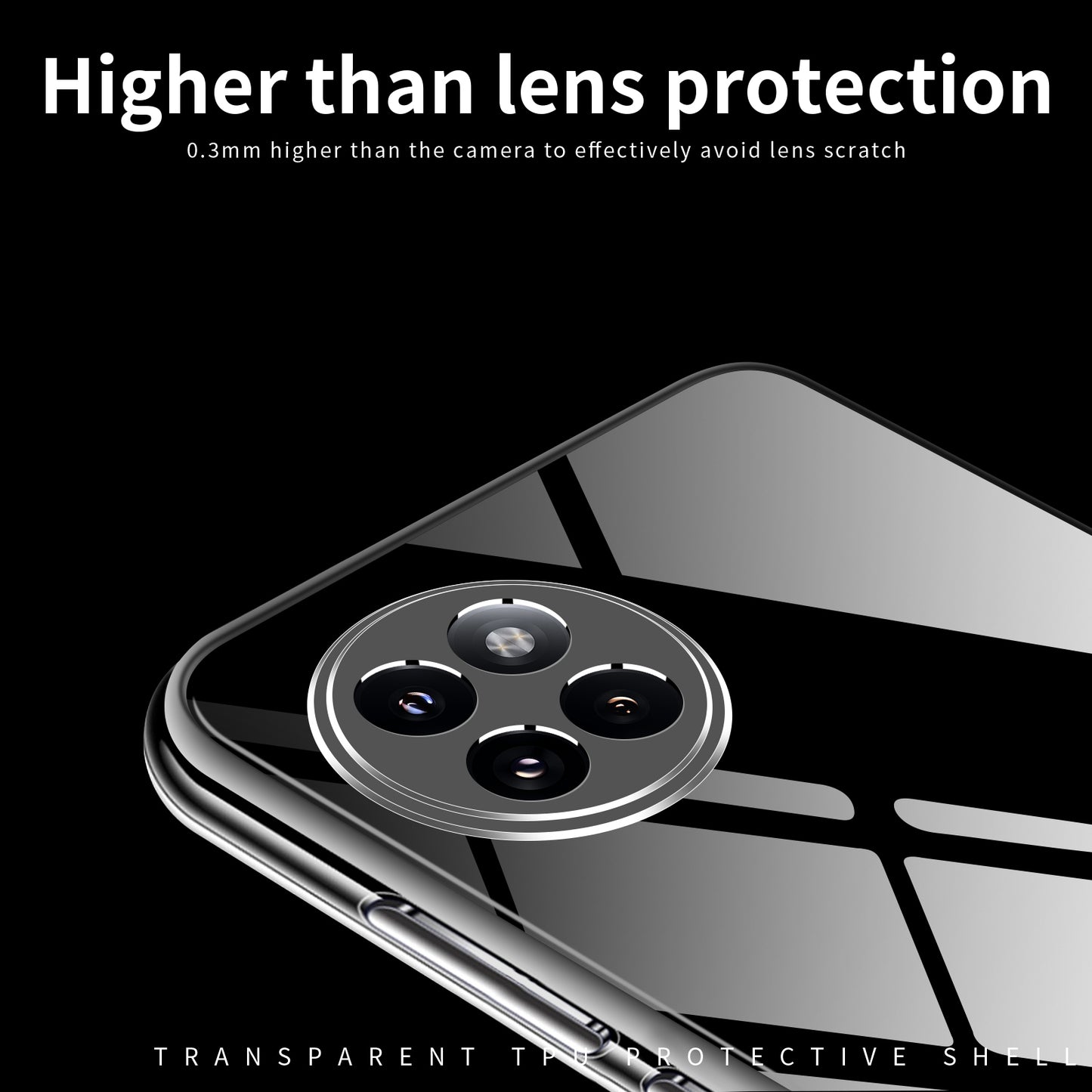 MOFI For Xiaomi Civi 4 Pro 5G Case Precise Cutout Clear TPU Protective Phone Cover