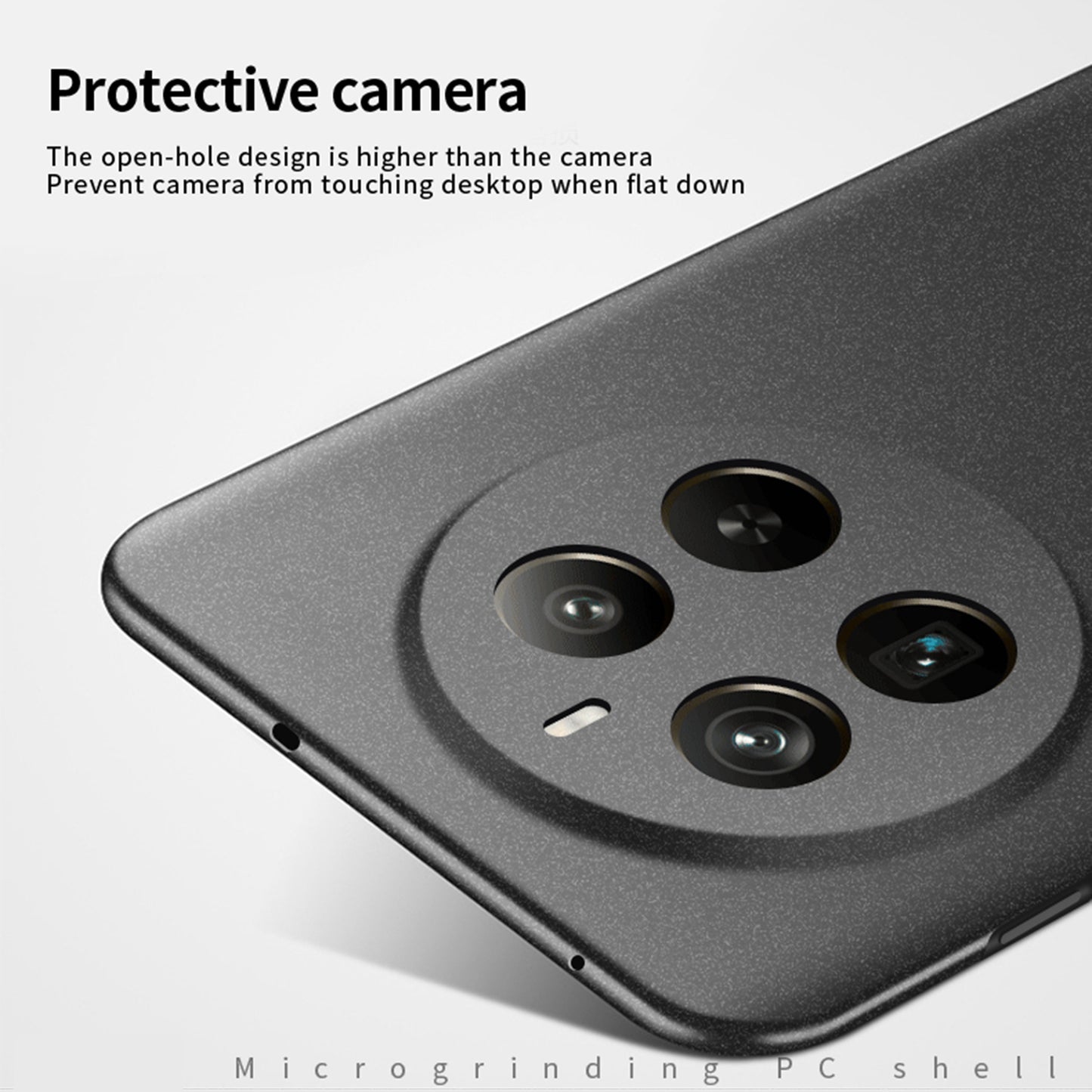MOFI Shield Matte Series for Realme 12 Pro 5G / 12 Pro+ 5G Case PC Phone Back Cover - Black