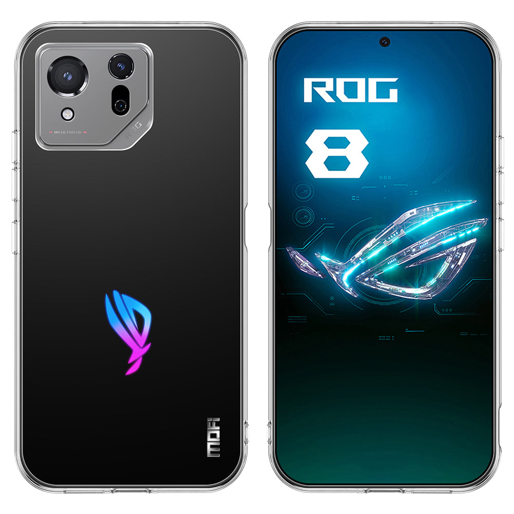MOFI For Asus ROG Phone 8 Pro 5G Flexible Cell Phone Case Anti-Scratch TPU Phone Cover