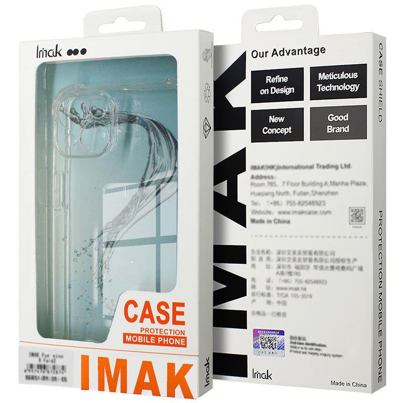 IMAK For Samsung Galaxy M55 5G Flexible TPU Case Anti-drop Airbag Protection Phone Cover